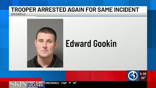 Connecticut state trooper arrested again in Griswold
