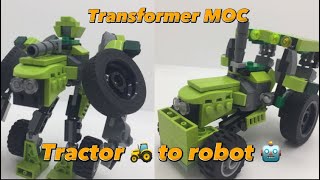 Lego tractor 🚜 transformer