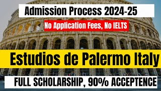 How to Apply University of Palermo, university of palermo application process, Scholarship in Italy
