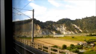 豐原→[鯉魚潭橋] 1082次太魯閣號 窗景【車窓】(On Board #1082 Train Fengyuan→Tai'an, 2011.06.19)