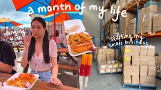 A month of my life vlog (birthdays, small business work, holiday activities & nye)