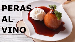 Peras al Vino 🍐🍷, receta casera.