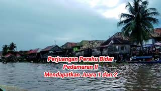 Perjuangan Perahu Bidar Pedamaran 2 Merebut JUARA 1 dan 2