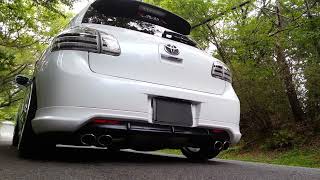 Toyota Blade Master G 3.5 turborised V6 ....straight pipe exhaust sound