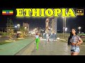 ፏ ያለችው ቸርችል ጎዳና - ቴዎድሮስ አደባባይ, 🇪🇹 Addis Ababa walking Tour 2024 , Ethiopia [4K]