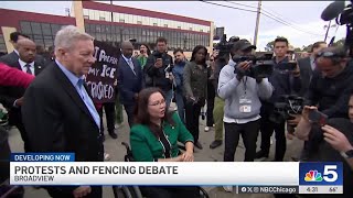 Protests Fencing Debate Continue At Broadview Ice Facility