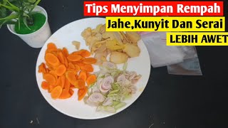 TAHAN LAMA!Tips Cara Menyimpan Rempah-Rempah Segar Untuk Digunakan Sehari Hari