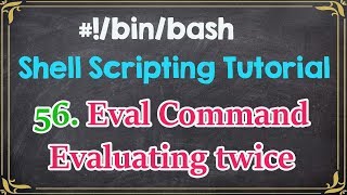 Eval Command - Evaluating Twice Shell Scripting - Tech Arkit