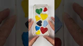 Satisfying Phone Case with Colors ✨ #heart #colors #visualart