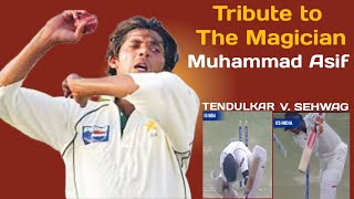 Tribute to Muhammad Asif | Gets Sehwag in just 3 Balls | Karachi Test 2006 #fastbowling