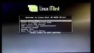 how to run linux mint using usb(live mode)