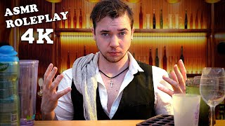 ASMR : ROLEPLAY BARMAN , VOIX BASSE , 100% DORMIR