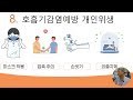 소아 호흡기질환 3탄 아직 끝나지 않은 코로나바이러스