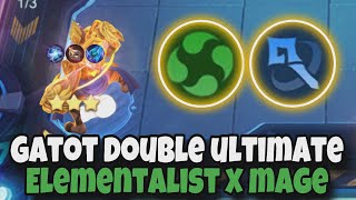 ANNOYING GATOT WITH 6 ELEMENTALIST NONSTOP ULTIMATE | MAGIC CHESS MLBB