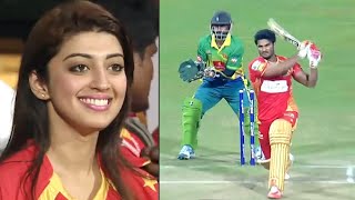 Gorgeous Pranitha Subhash Delighted With Powerful Strokes Of Sudheer Babu