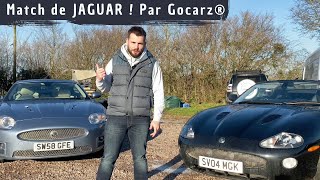 Jaguar XKR : 2004 cabriolet  & 2008 coupé - Deux salles deux ambiances !