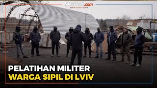 Warga Ukraina Ikuti Pelatihan Militer untuk Sipil di Lviv
