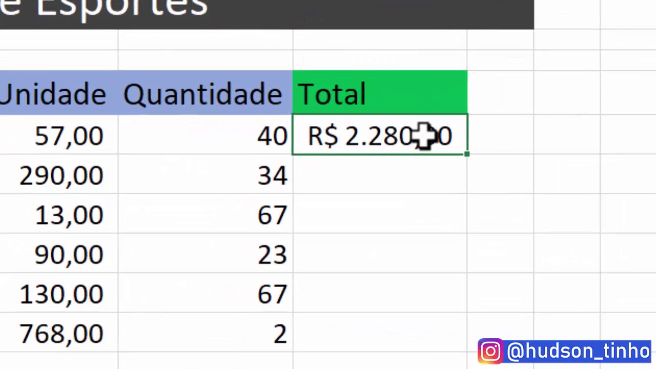 Como Fazer PLANILHA No Excel Facilmente Passo A Passo - YouTube