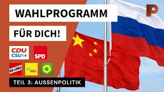 Außenpolitik von Deutschland einfach erklärt - EU, China, Russland, NATO und Afrika