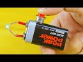 Awesome DIY Ideas with 9V Battery Life Hacks #Shorts