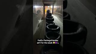 FedEx Package Handler ain’t for the weak 😂😈🦾