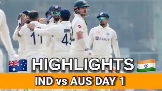 India vs Australia 2nd Test Day 1 Highlights 2023 | IND vs AUS 2nd Test Day 1 Highlights 2023