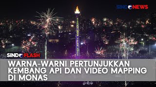 [FULL] Pertunjukkan Megah Video Mapping dan Kembang Api di Monas saat Tahun Baru 2025 | Sindo Flash