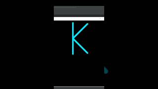 "K" alphabet (#11) | Draw "K" alphabet in python by using turtle | #coding #python #turtle #K