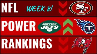 NFL Week 8 Power Rankings - 2022