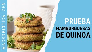 Hamburguesas de Quinoa | Receta con Quinoa 😍 Receta Macrobiótica