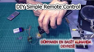 DÜNYANIN EN KOLAY KUMANDA DEVRESİ | Simple Remote Control