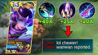 WANWAN INSANE ATTACK SPEED BUILD MADE ME REPORTED🙄 (Pls try!)