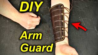DIY Leather Arm Guard | Archery Bracer