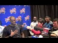 lebron james chats with our kid reporter logan schayes