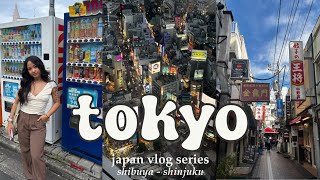 japan vlog series pt 1 🇯🇵 exploring tokyo: shibuya & shinjuku, meji shrine, pompompurin cafe, & more