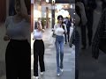 街拍 746 这次近距离看欧派，你是选大的还是小的？ 街拍美女 shorts tiktok 抖音 太古里 成都 网红 小姐姐 熟女 少妇 大长腿 擦边球