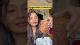 Trying THEOBROMA for the first time 😍 #theobroma #foodies #bakery #youtubeshorts