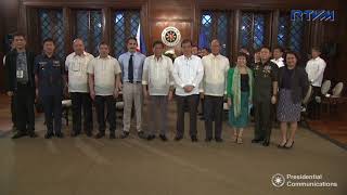 Meeting with Mr. Robin Padilla, Atty. Glen Pangapalan, DTI, HUDCC, NHA, PAG IBIG and LWUA