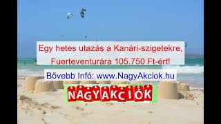 Egy hetes utazás a Kanári-szigetekre, Fuerteventurára 105.750 Ft-ért!