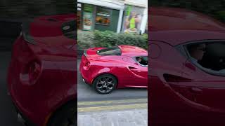 Gorgeous Alpha Romeo 4C 🔥 #cars #automobile #alpharomeo8c #supercars #youtube #viral #ytshorts