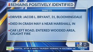 Officials ID driver after fatal, fiery Parke County Crash