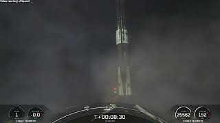 SpaceX Starlink 136 launch and Falcon 9 first stage landing, 29 January 2024