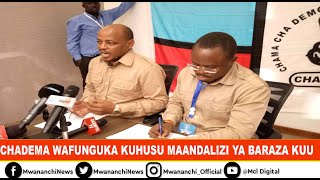 MBOWE, TUNDU LISSU WAPELEKWA BARAZA KUU CHADEMA TAIFA