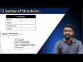 what is structure in c language declaration u0026 initialization by rahul chaudhary