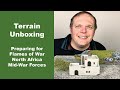 Terrain Unboxing: Desert Houses for Flames of War, Wargames Terrain, North Africa Mid-War Forces