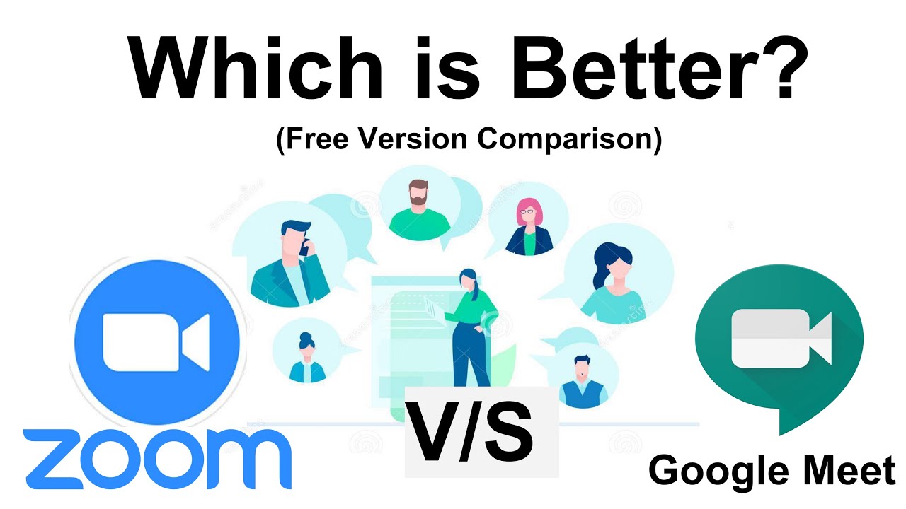 Zoom Vs Google Meet | Quick Comparison | Video Conferencing Apps - YouTube