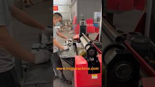 HOGI Hydraulic two-roller rolling machine,easy to operate,fast rounding speed. #cnc #rolling#roller