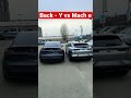 Back design | Tesla Y and Ford Mach-E comparison #shorts