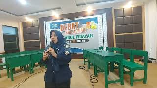 Sorotan 23.25 - 28.24 dari [[LIVESTREAMING]] FINAL DEBAT KHILAFIYAH PP DAARUL HIDAYAH BANAT