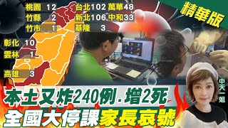 【盧秀芳辣晚報】全台停課!2確診死亡! 病毒藏社區...專家曝恐還有黑數 @中天新聞CtiNews  精華版